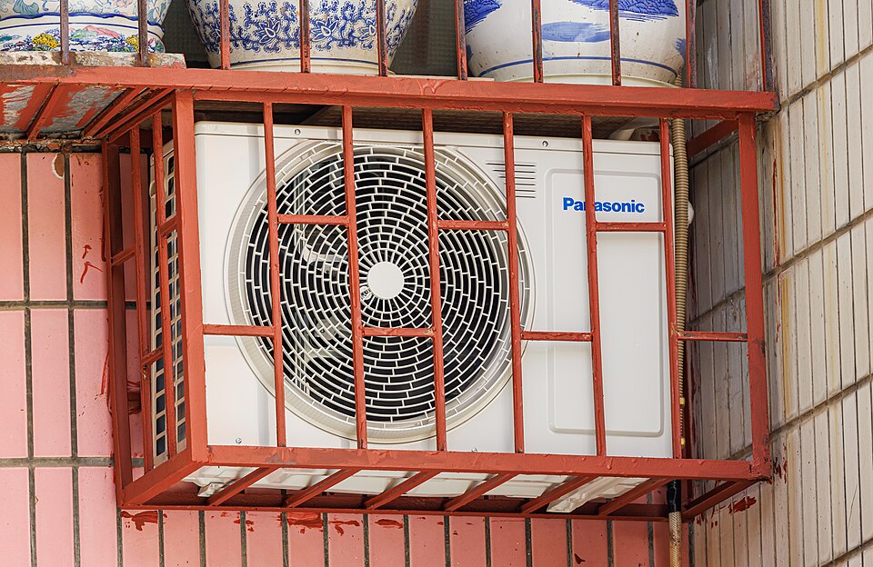 Outdoor AC condenser unit